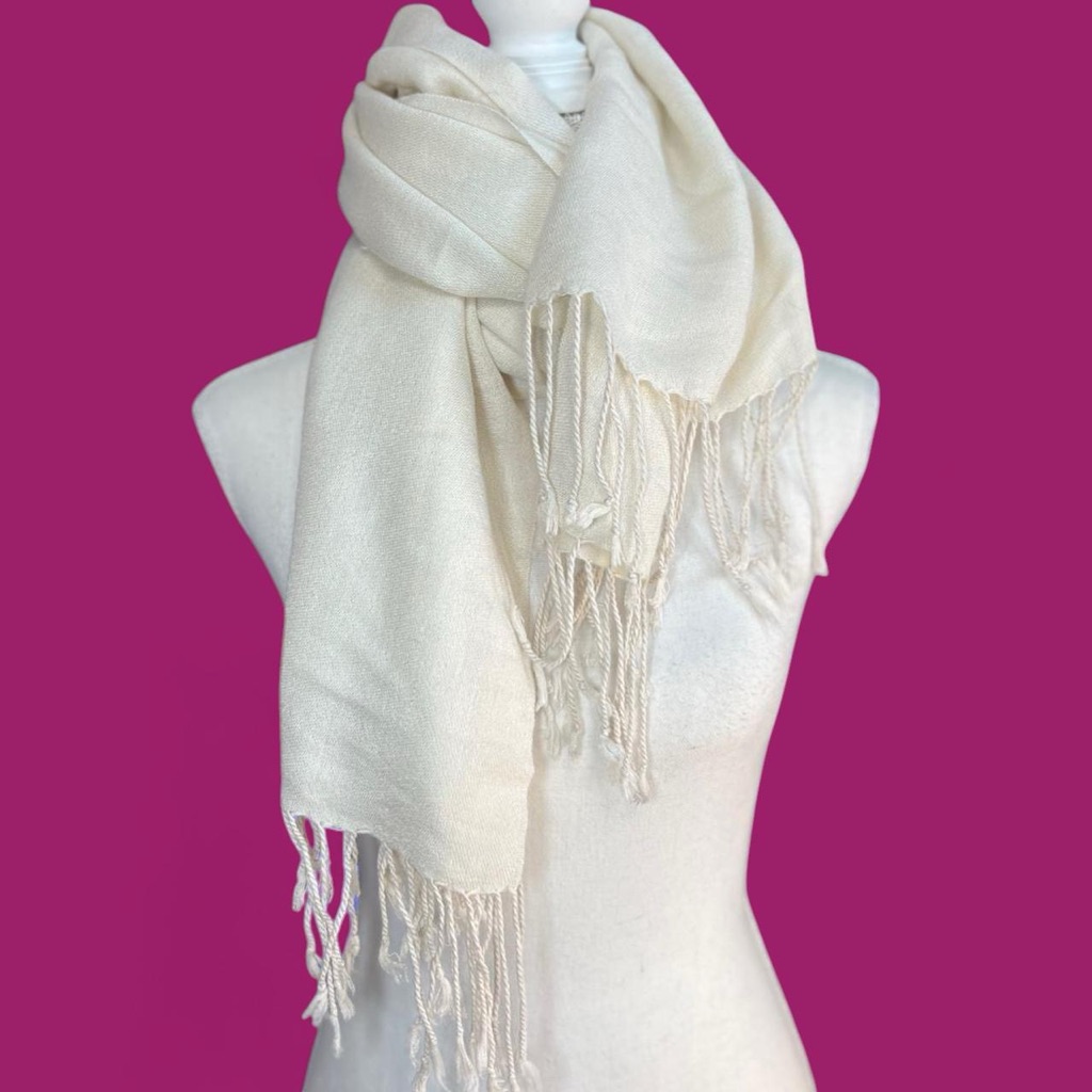 Cream Scarf